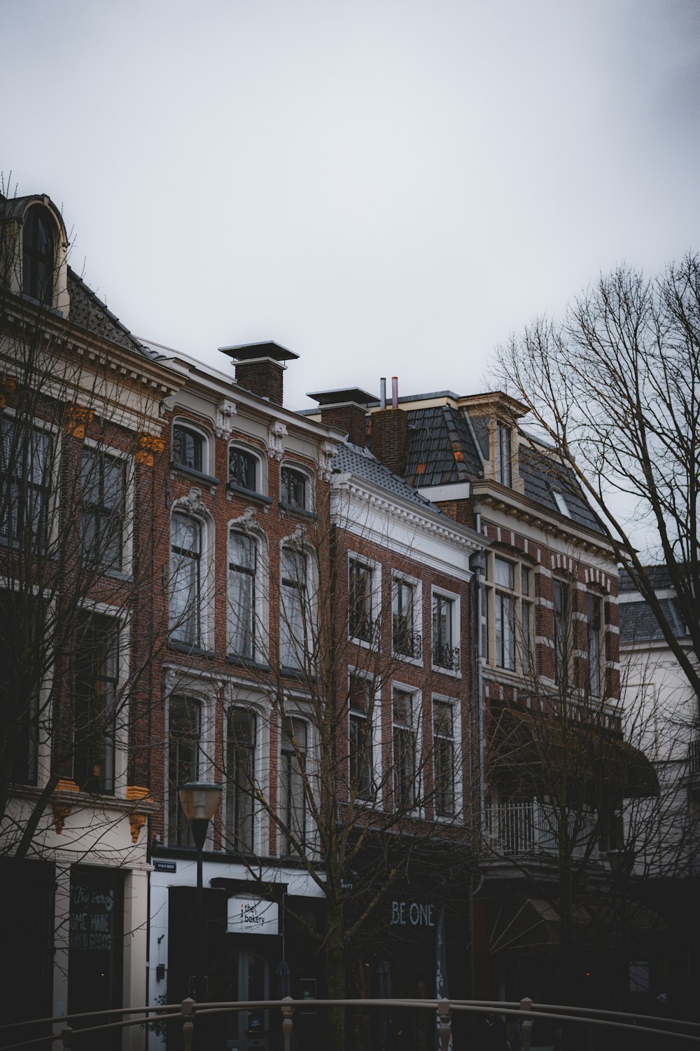 a building with a clock on the front of it