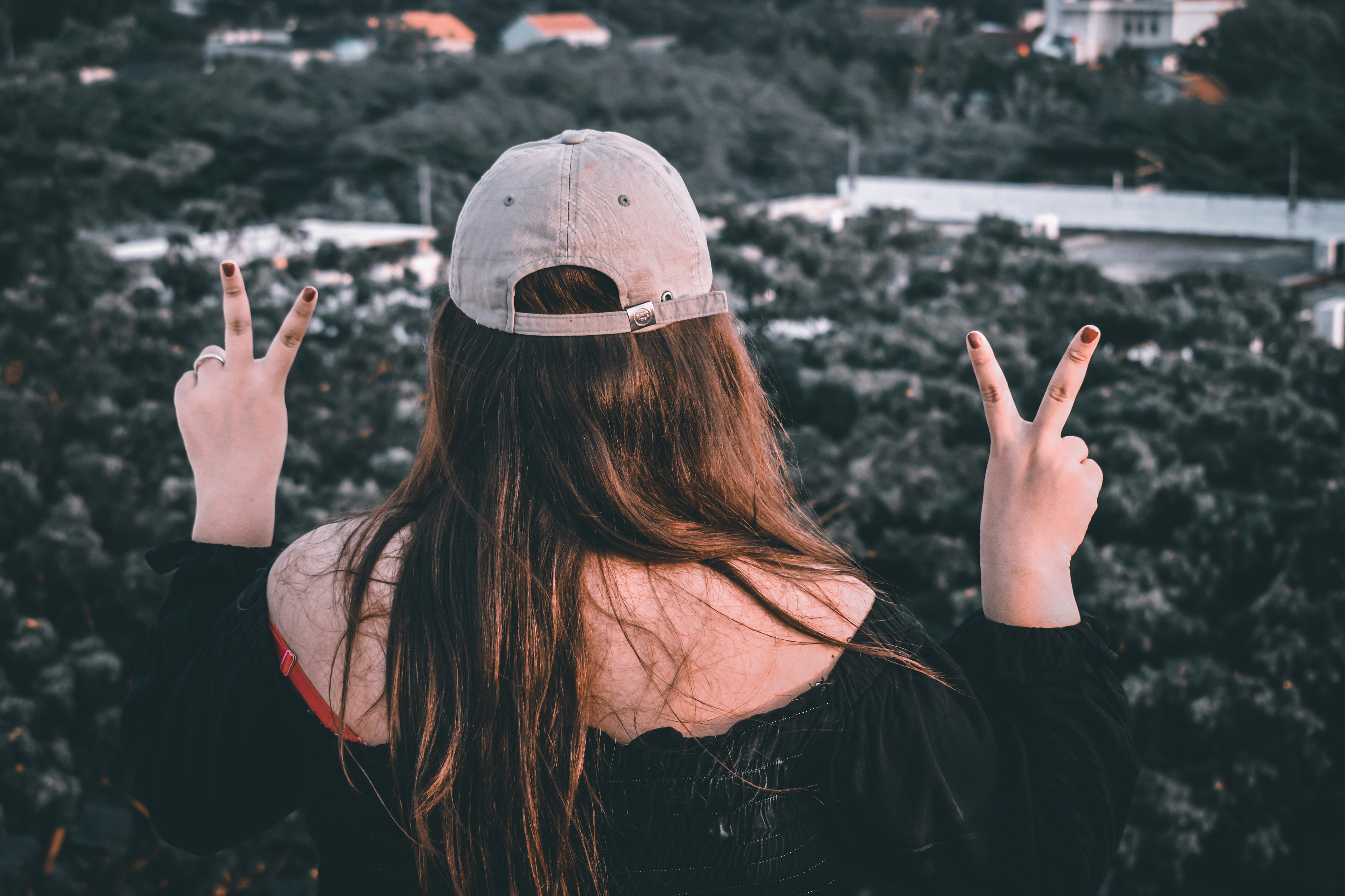 A woman with her hands in the air photo – Free Girl Image on Unsplash