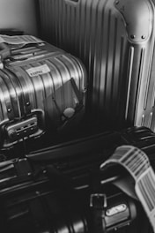 a pile of luggage sitting next to each other