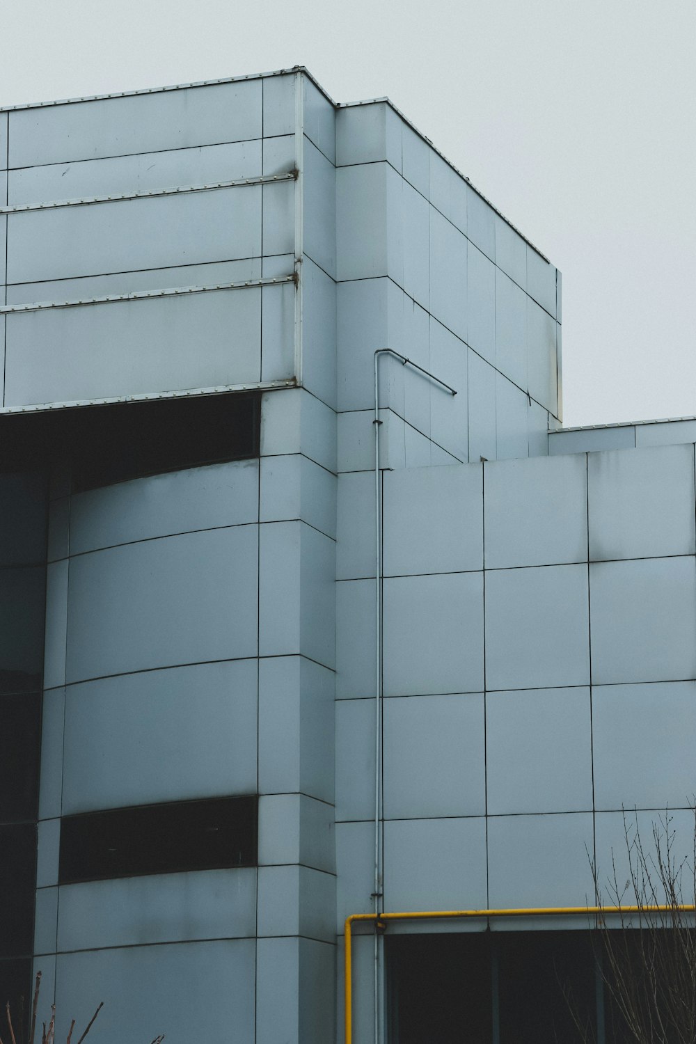 a building with a clock on the side of it