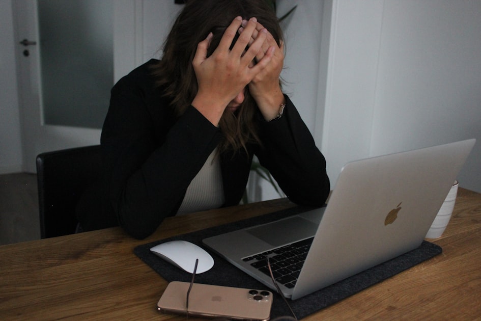 Exhausted woman experiencing dating fatigue
