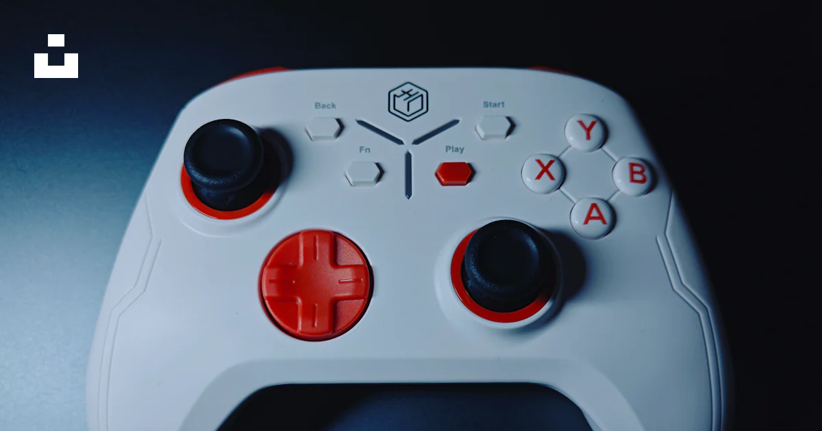 Logitech Controller Thumbnail A close up of a controller on a table photo – Free Joystick Image on ...