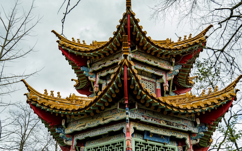 a tall tower with a clock on top of it