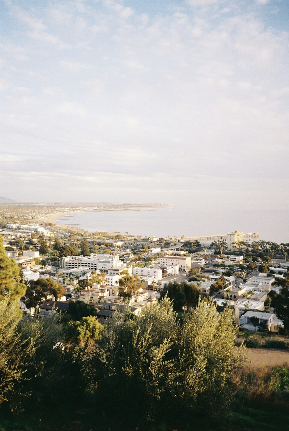 a view of a city and a body of water