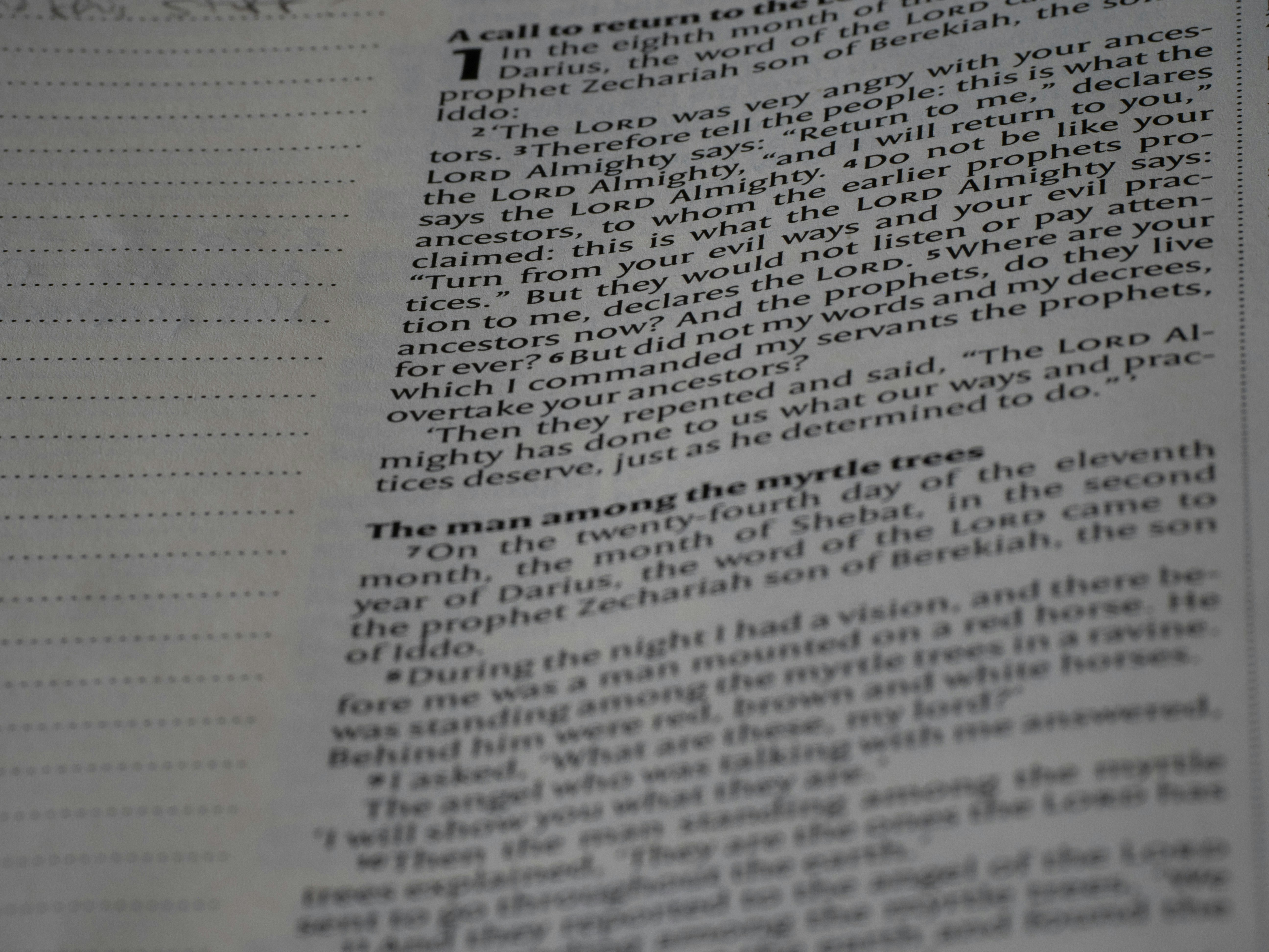 a close up of a text on a book