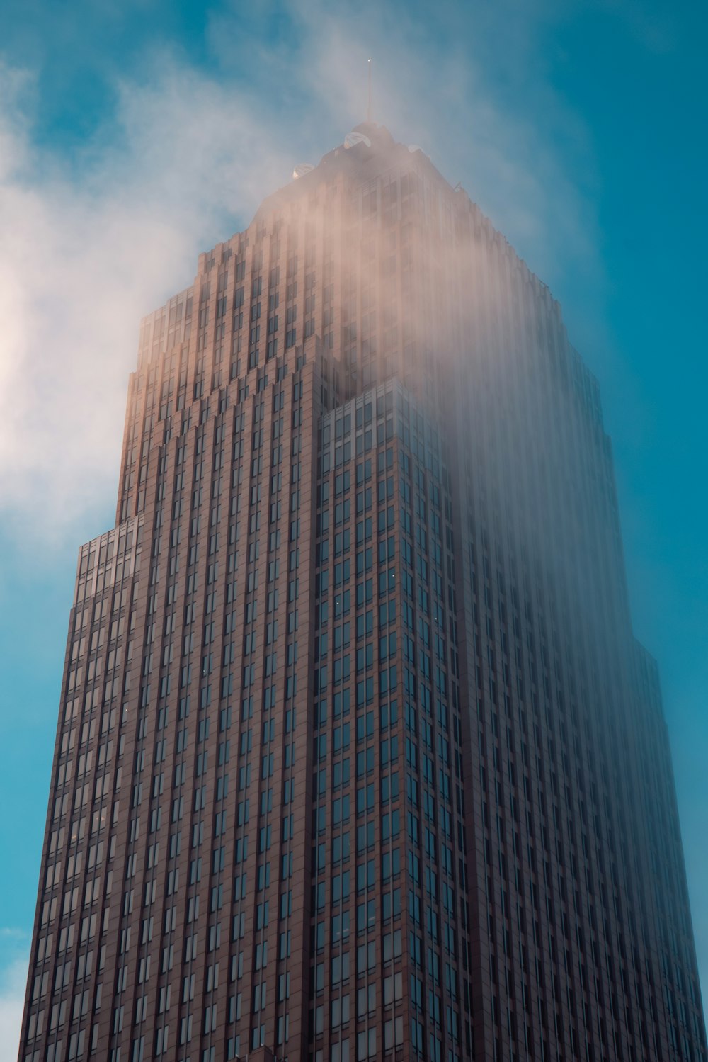 a very tall building with a lot of windows