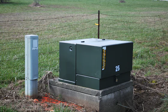 Backup power equipment representing hurricane season electrical preparation