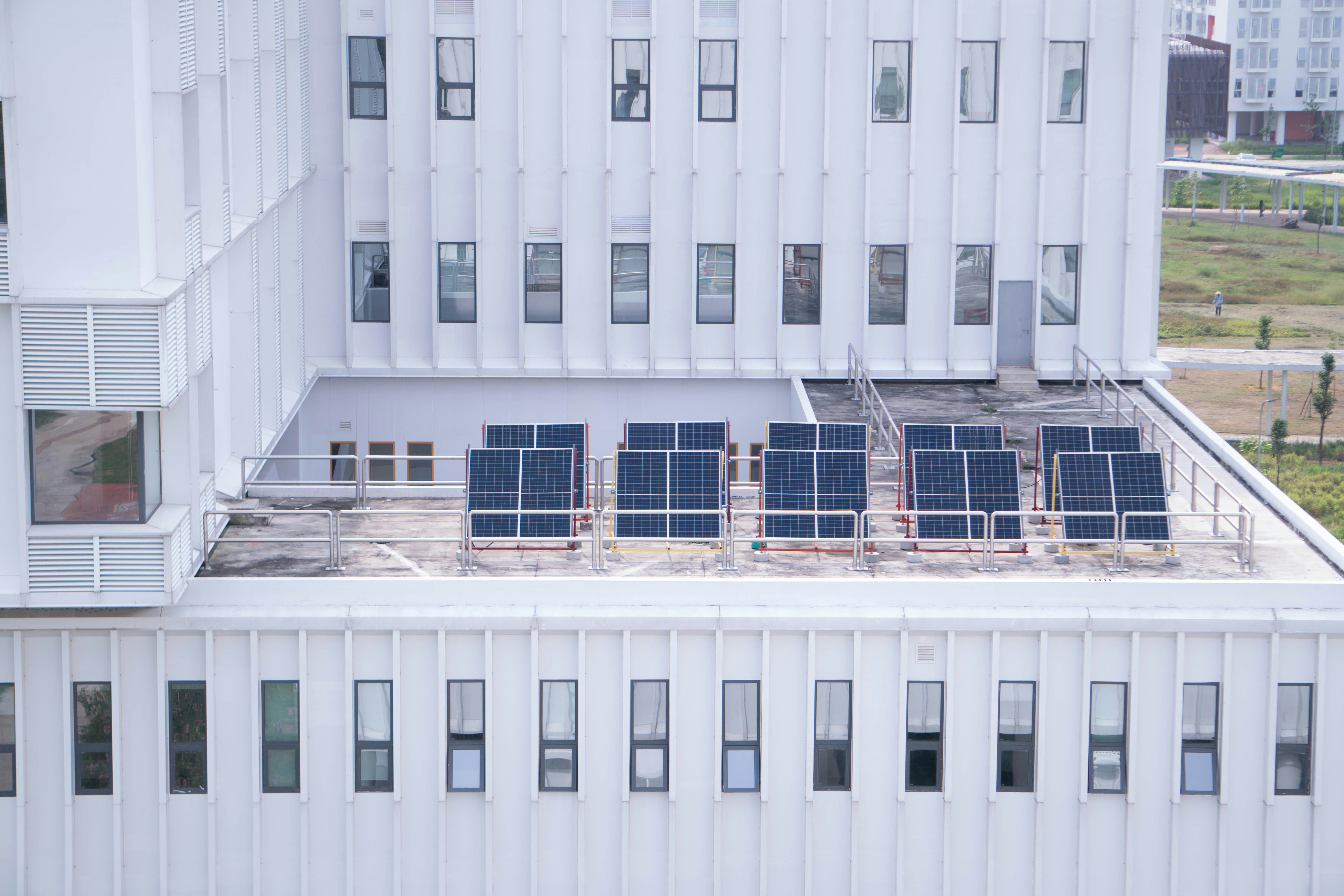 solar panels campus