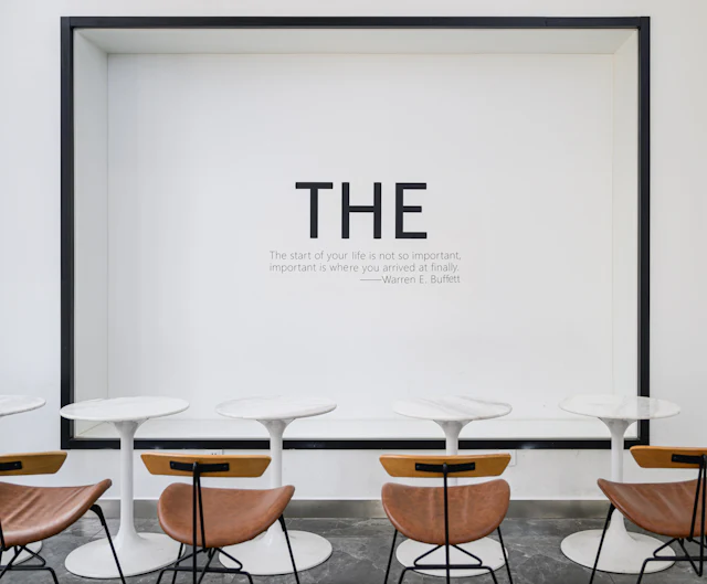 Minimal White Canteen — commercial cafeteria & pantry interior design