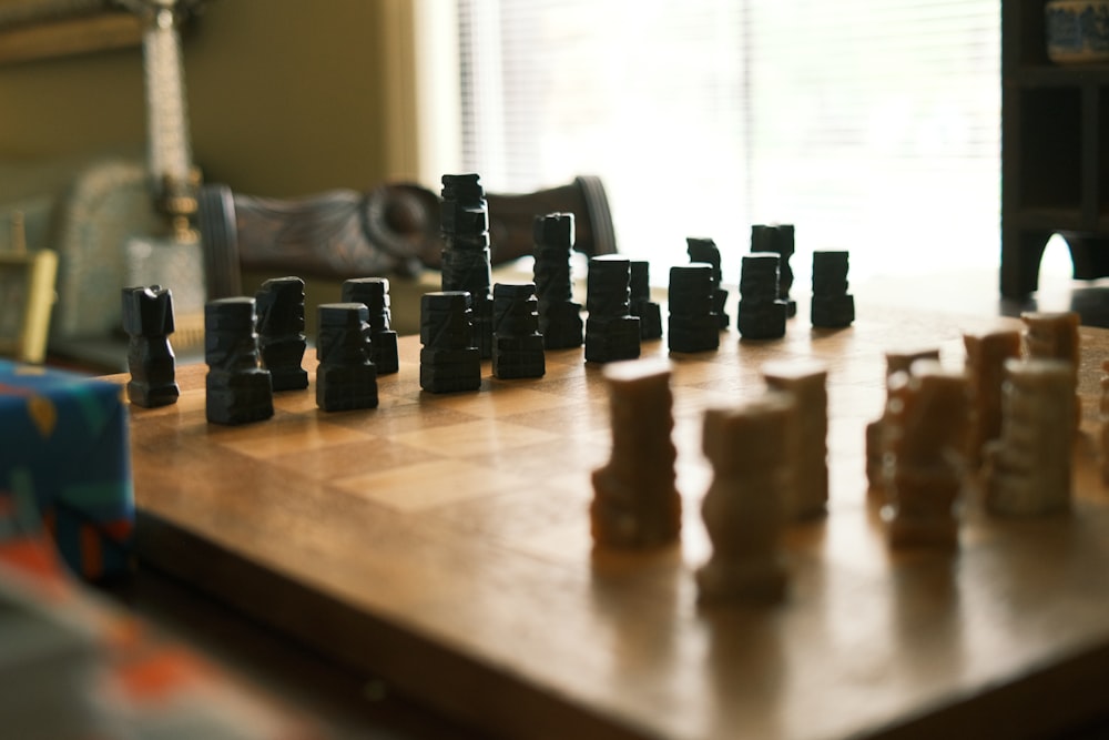 a close up of a board game on a table