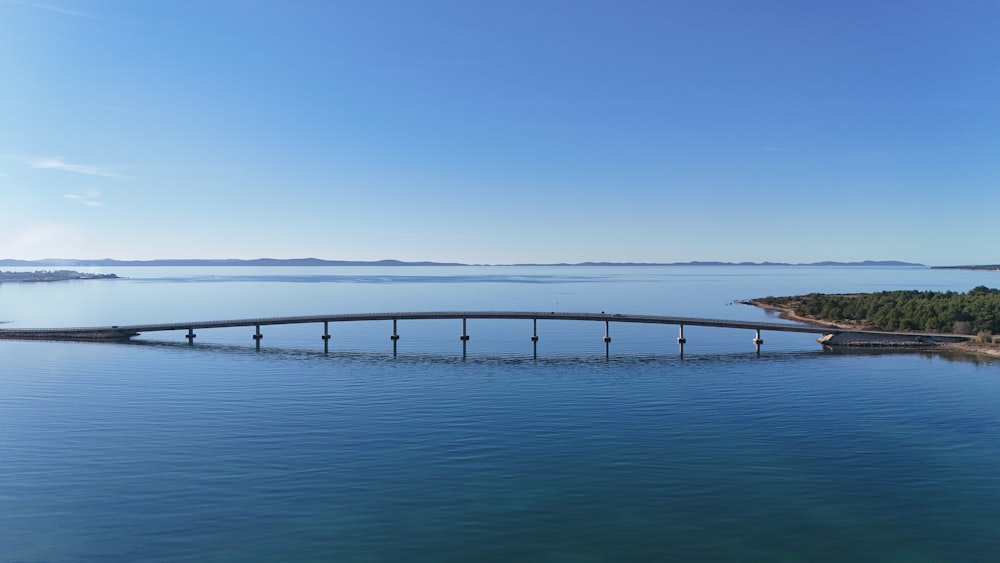 a large bridge over a large body of water