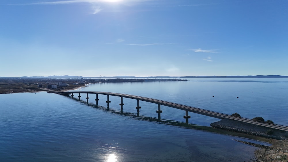 a large bridge over a large body of water