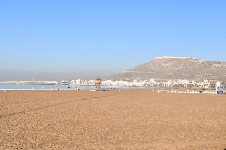 Atlantic beach in the Agadir region