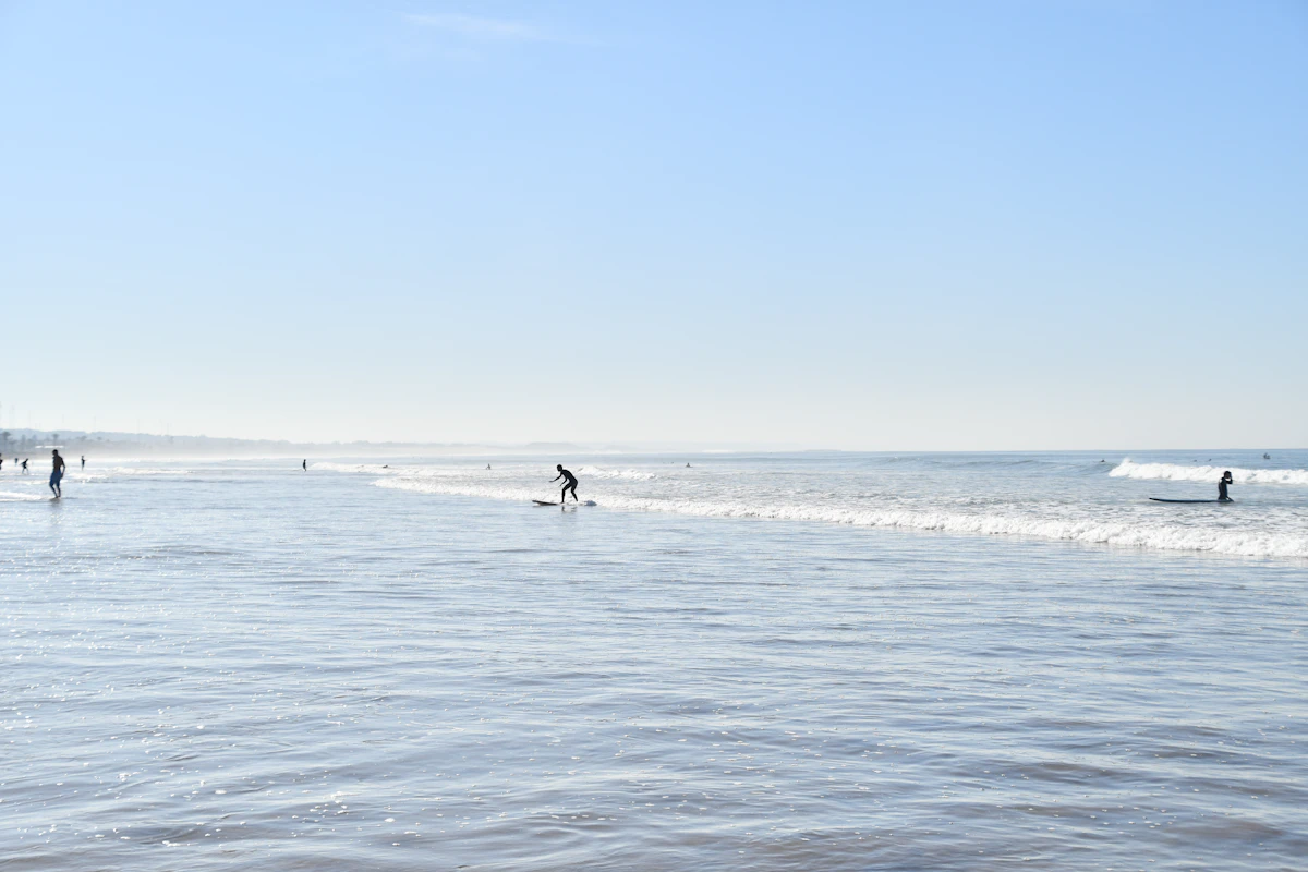 Front de mer et paysage d'Agadir au Maroc
