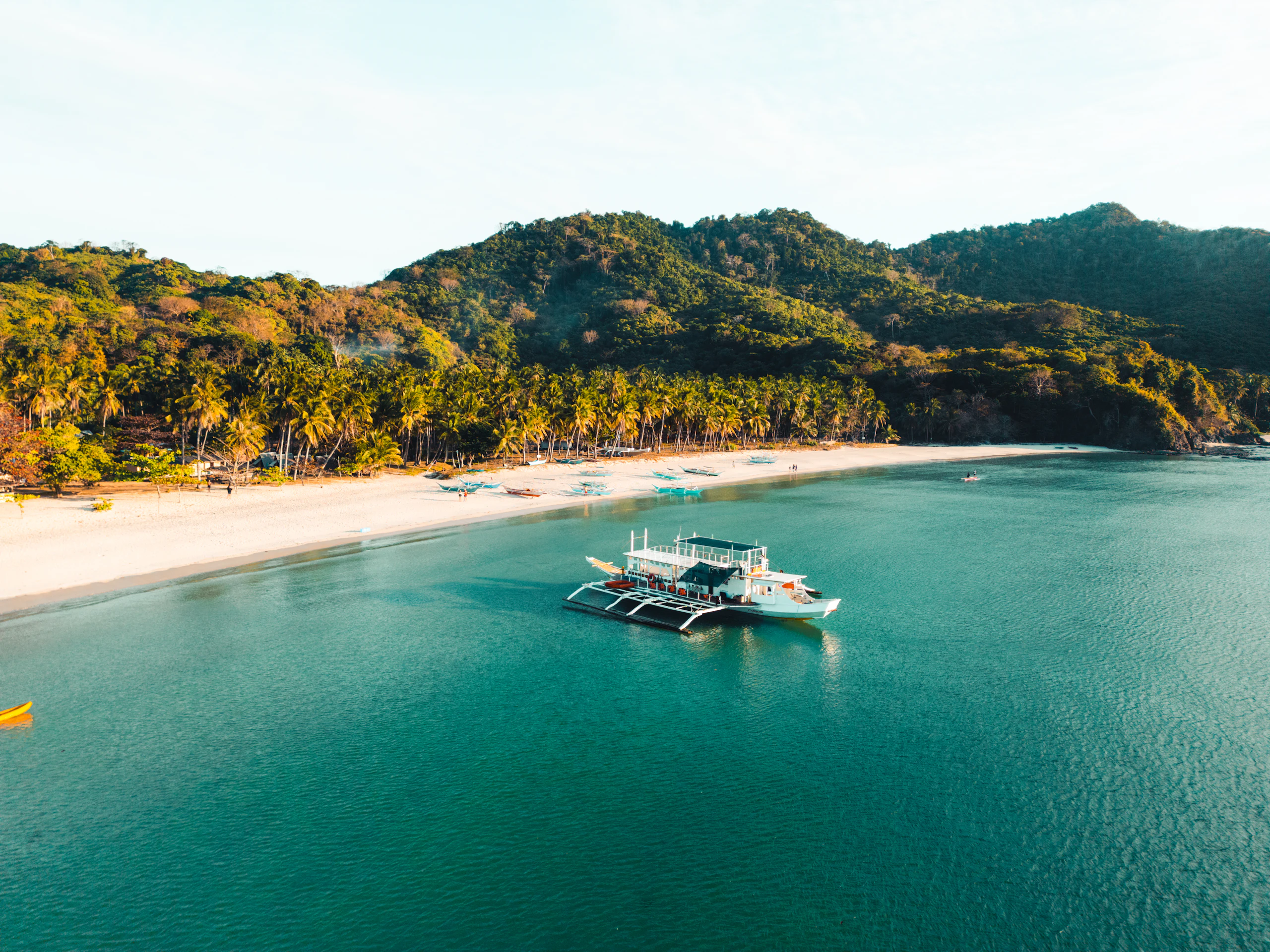 Boat on clear water, Philippines