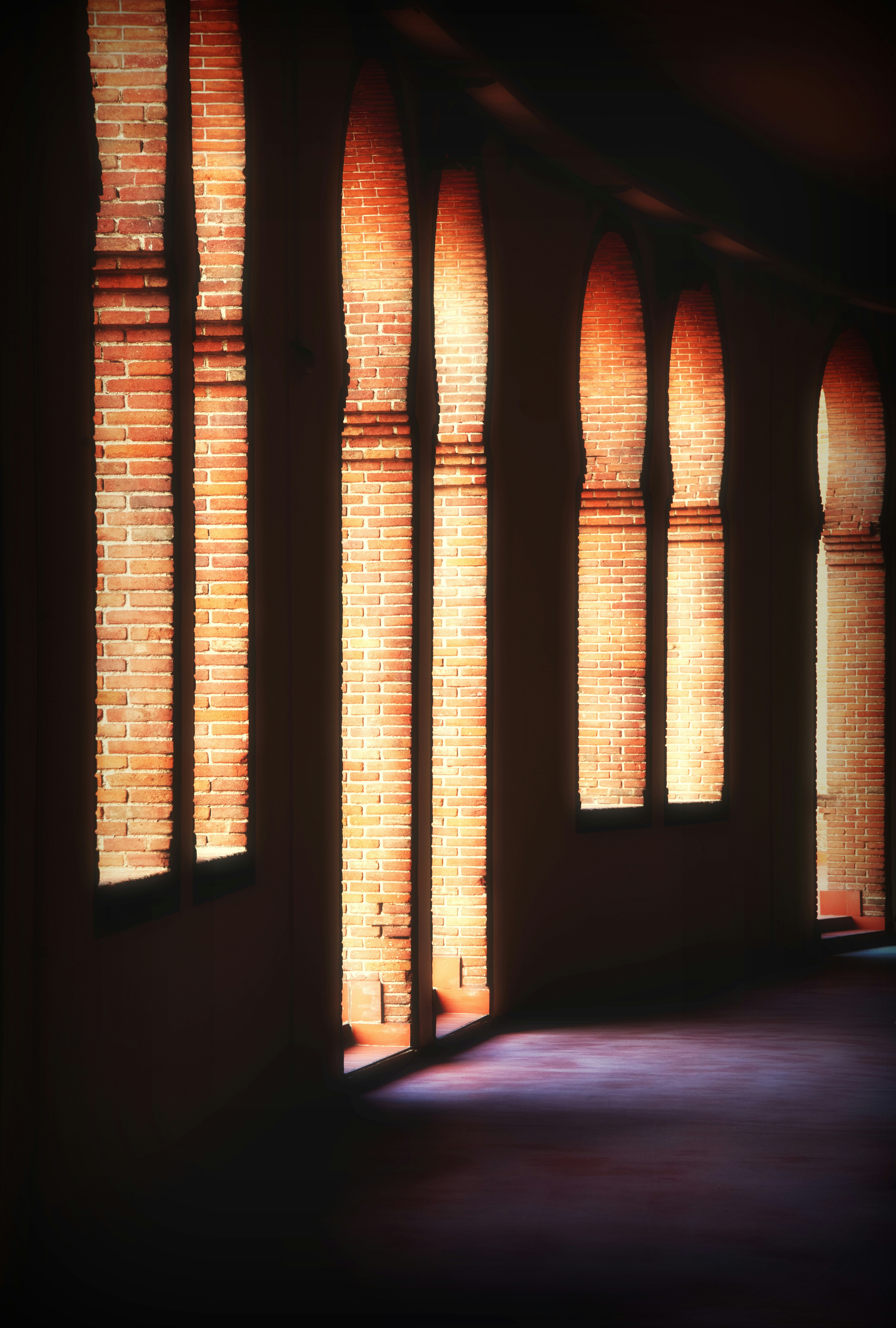 a room that has a bunch of windows in it