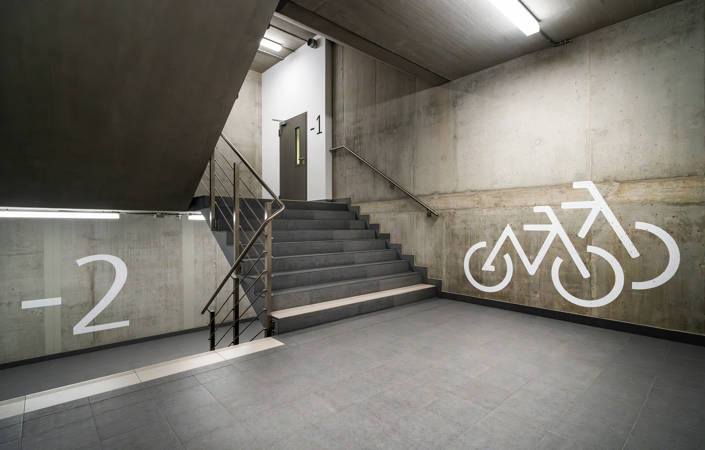 Bicycle parking area