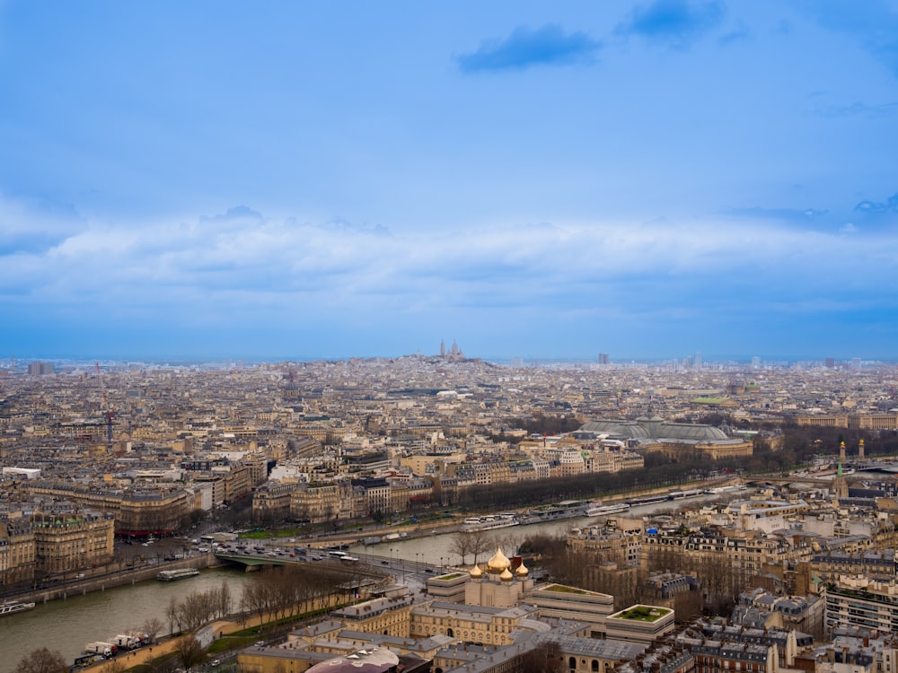 the view of paris from the top of the eiffel tower