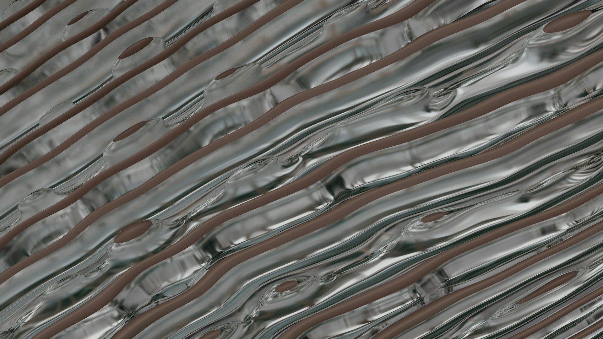 a close up of water droplets on a surface