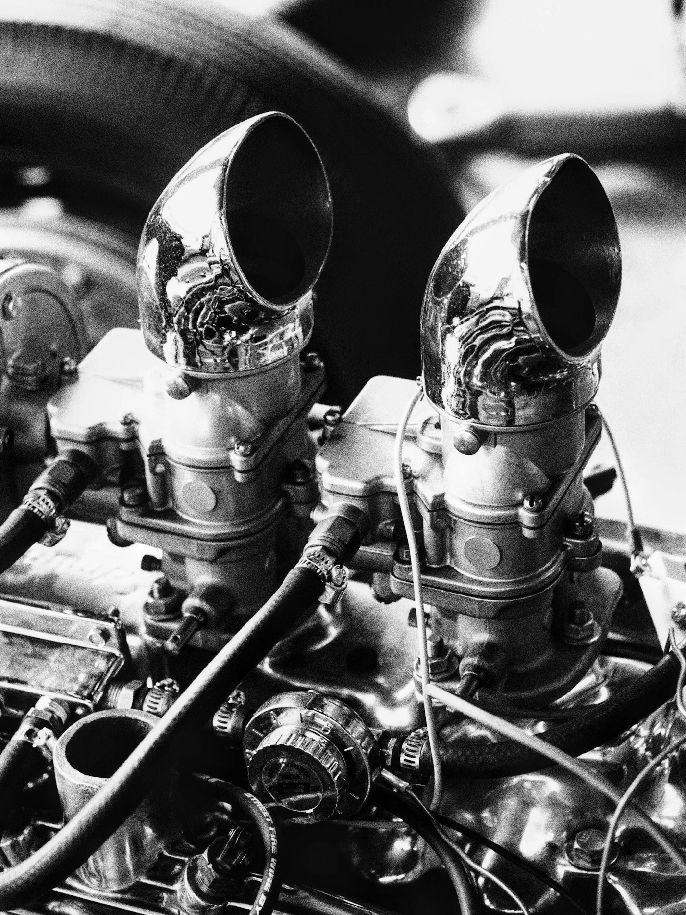 Mechanic working beside a vehicle in a workshop