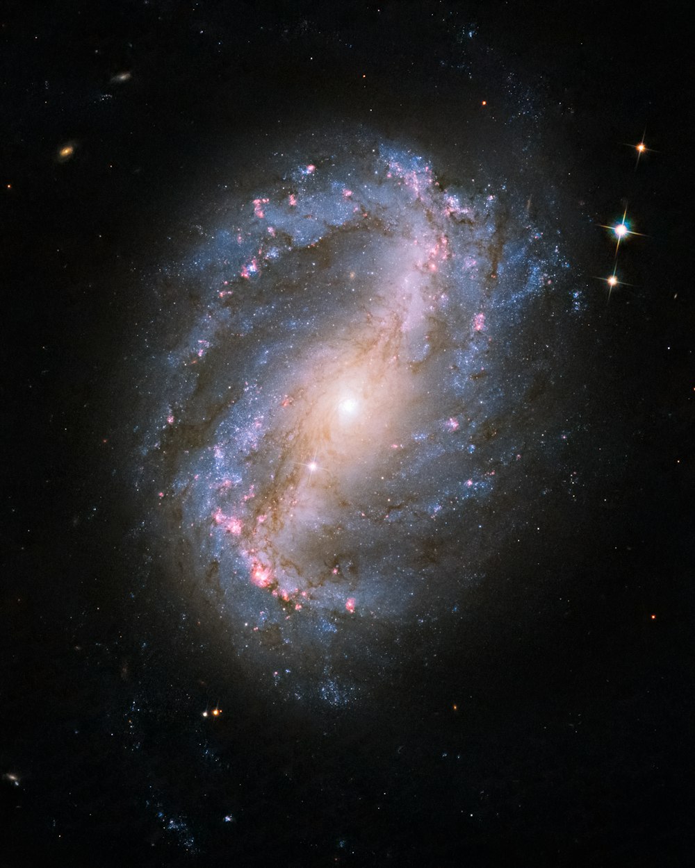 a very large spiral galaxy in the sky