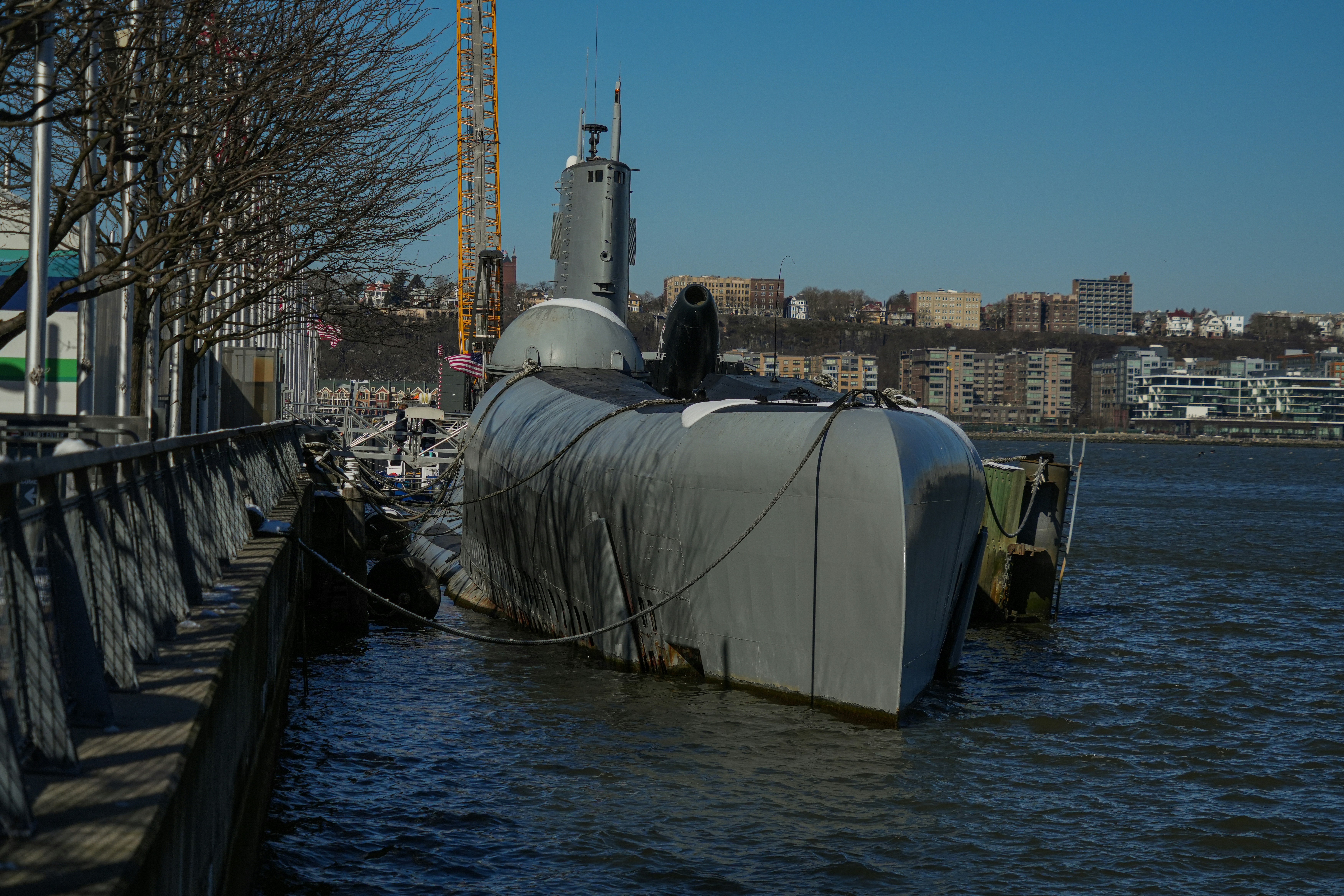 a boat that is sitting in the water