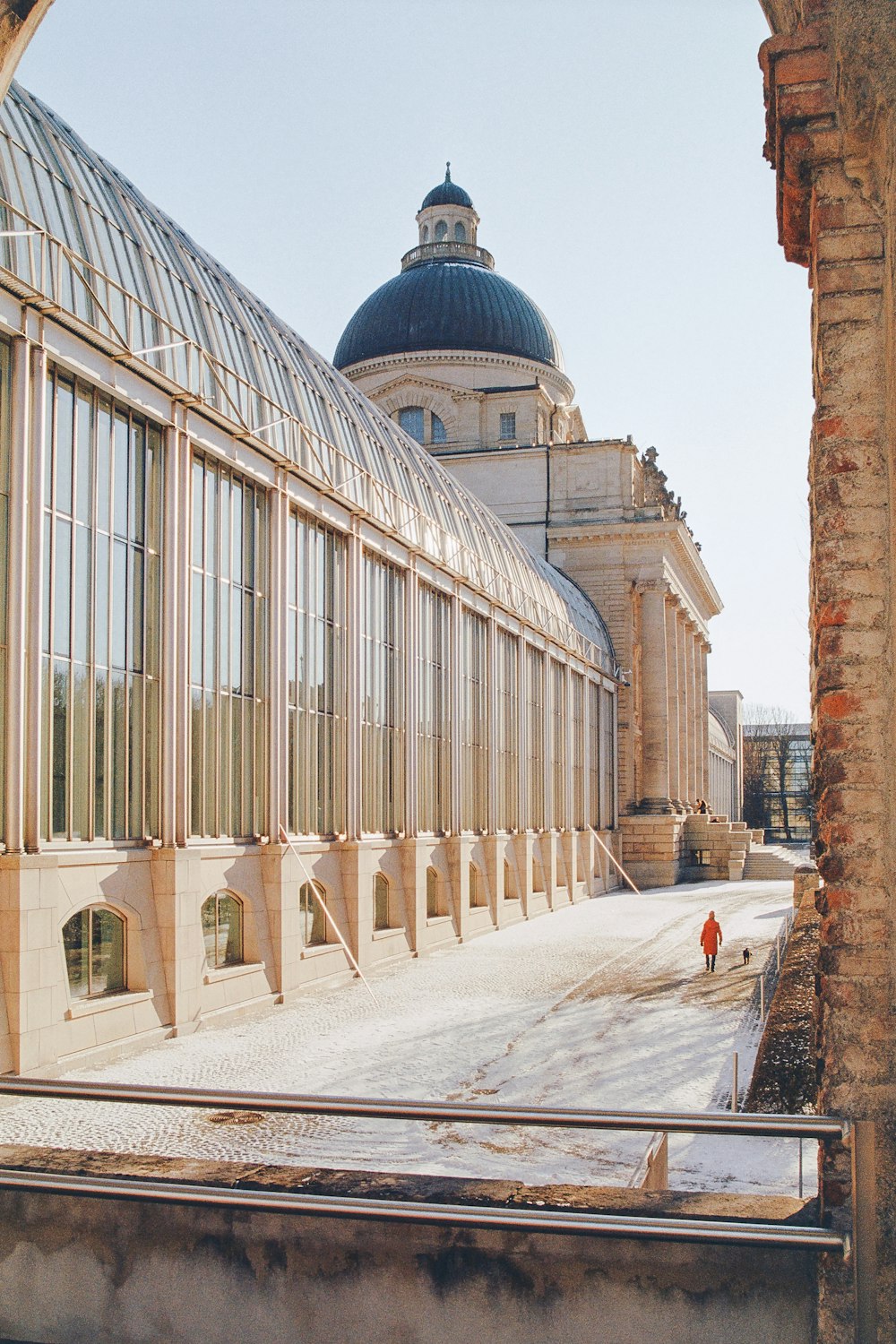 a large building with a dome on top of it