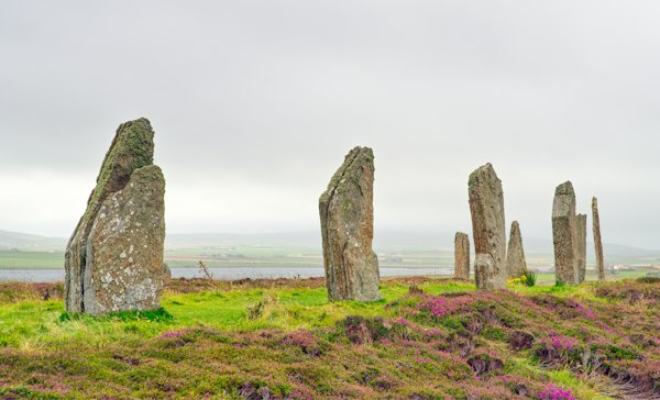 The standing stones of the Ring of Brodgar — Orkney, United Kingdom