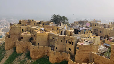 a view of a city from a high point of view