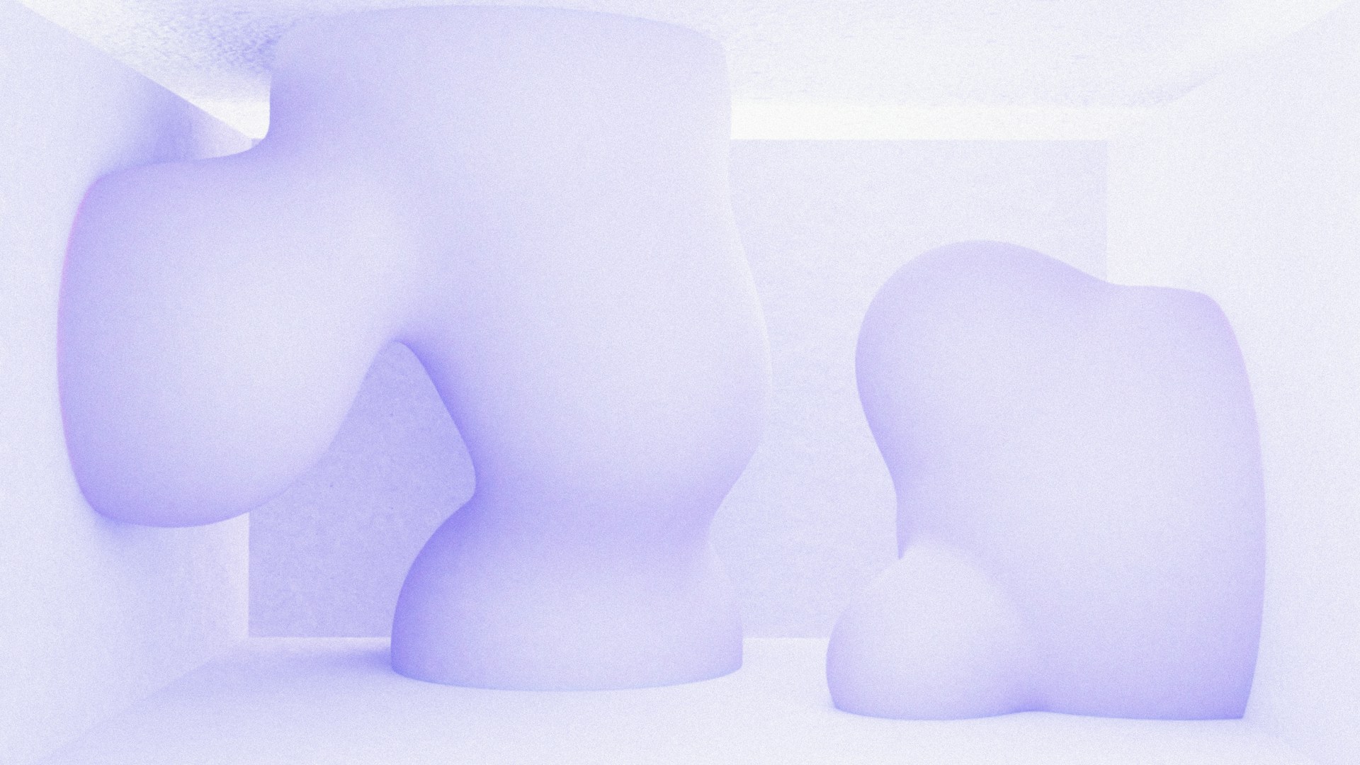 a couple of white vases sitting on top of a table