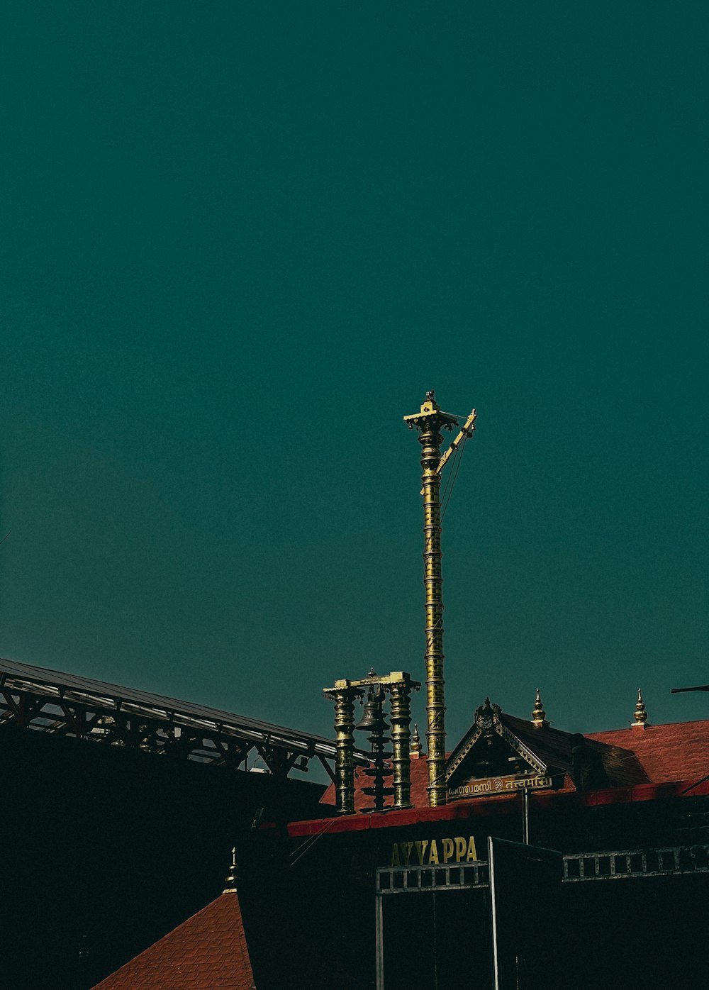 a tall tower with a clock on top of it