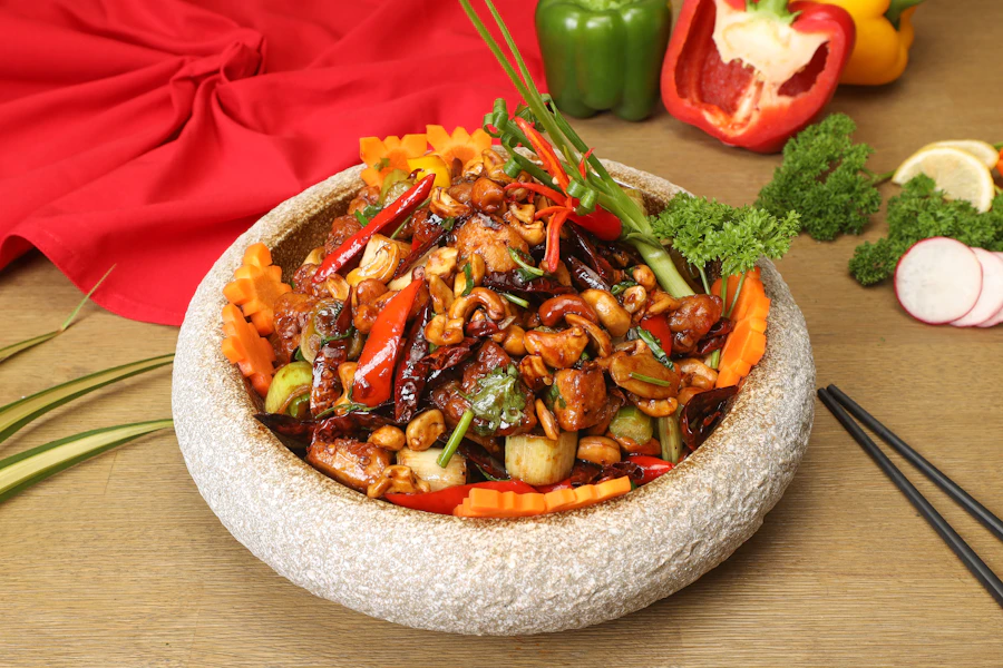 Vegetarisches Wok-Gemüse