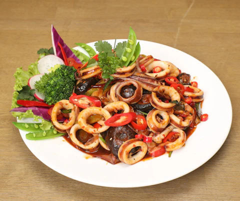 Mực xào chua ngọt