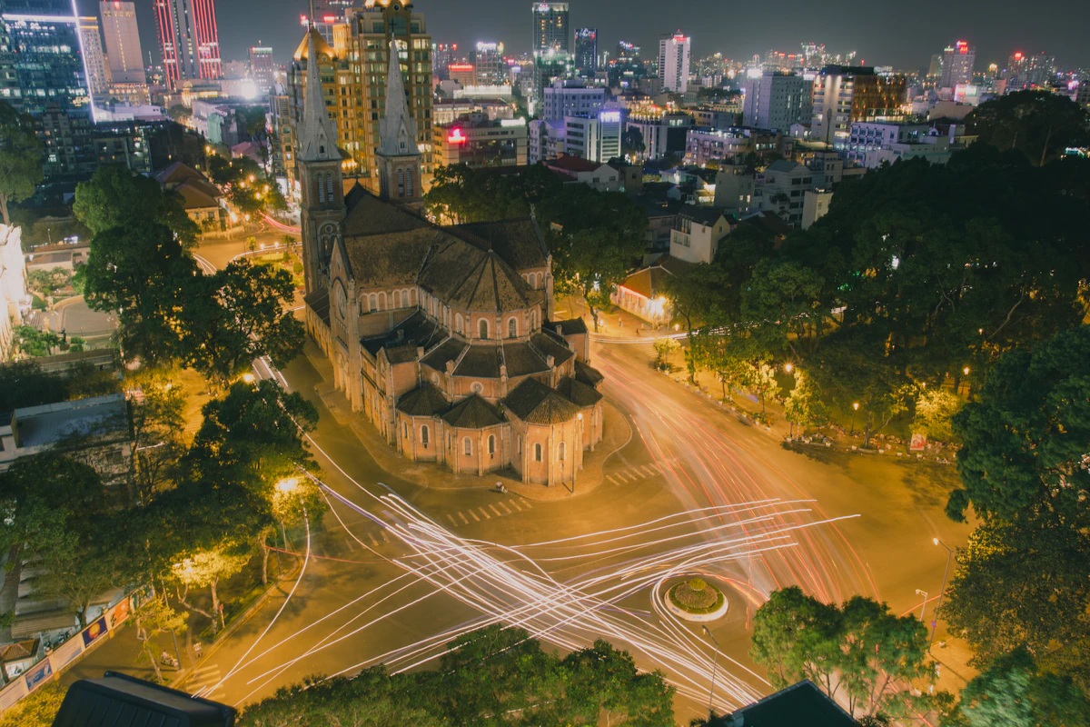 Saigon Central Post Office and French Colonial Heritage