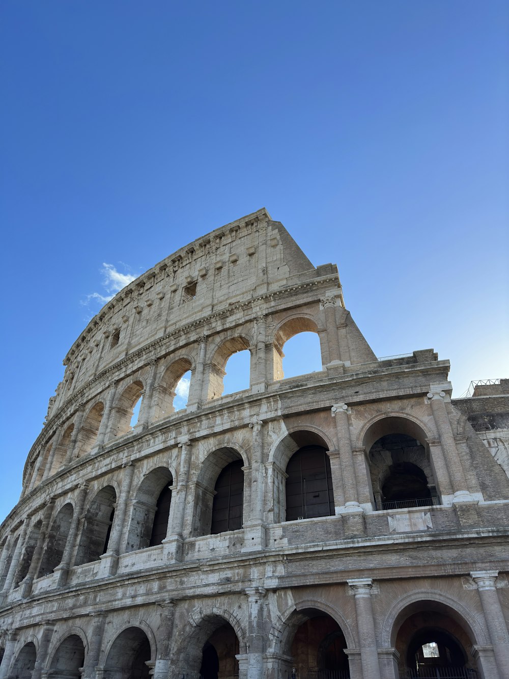 El colosión del colosión romano en Roma, Italia