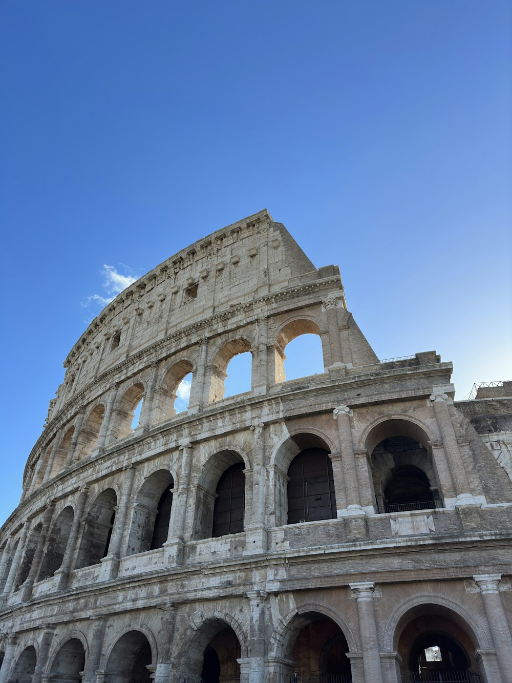 the colossion of the roman colossion in rome, italy