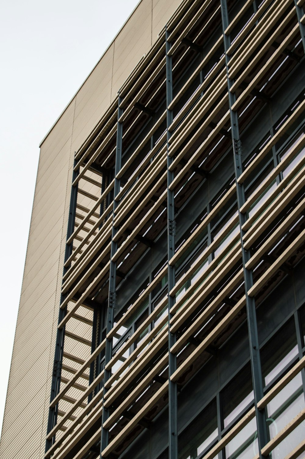 a tall building with a bunch of windows