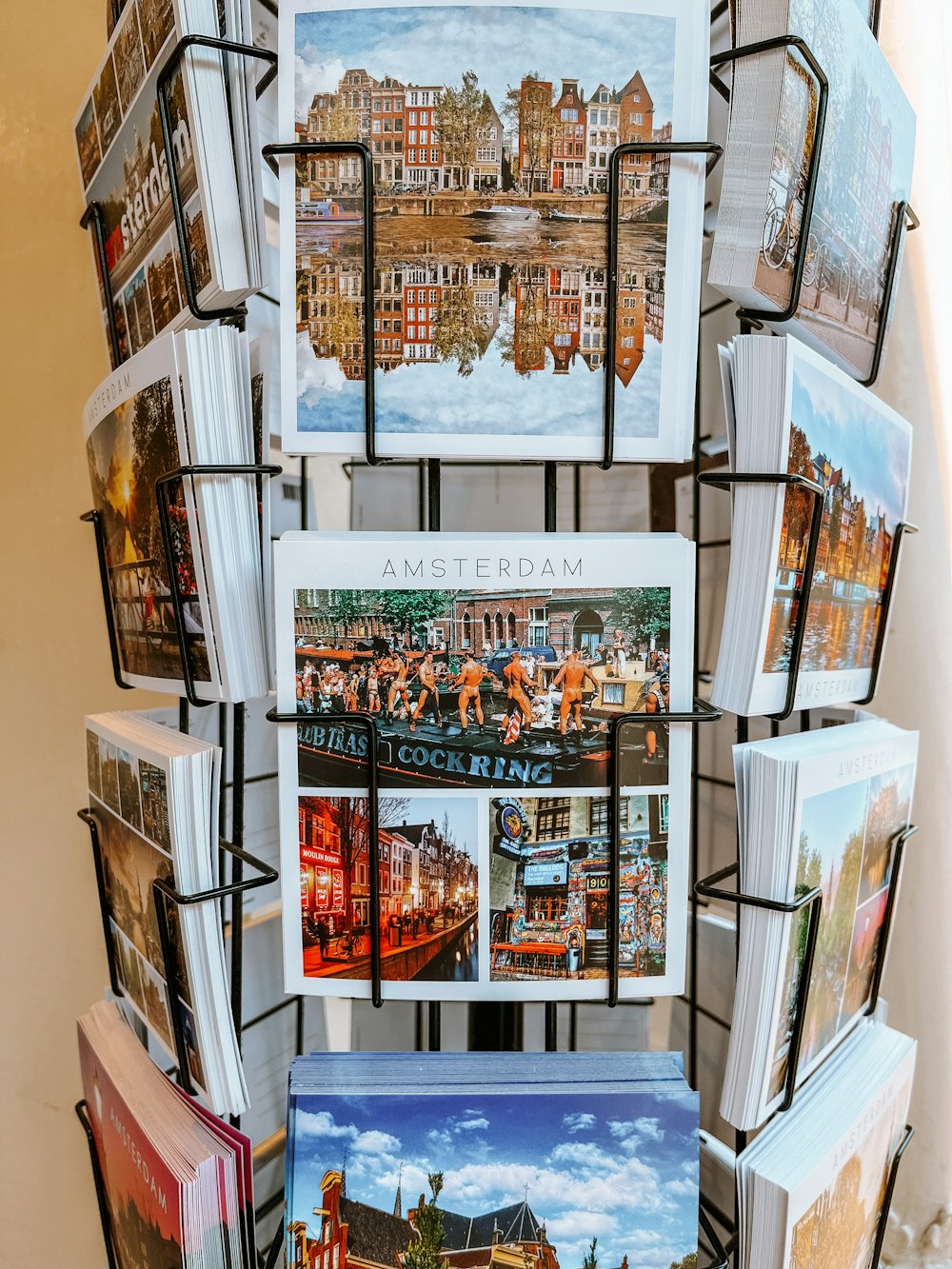 a bunch of books that are on a table