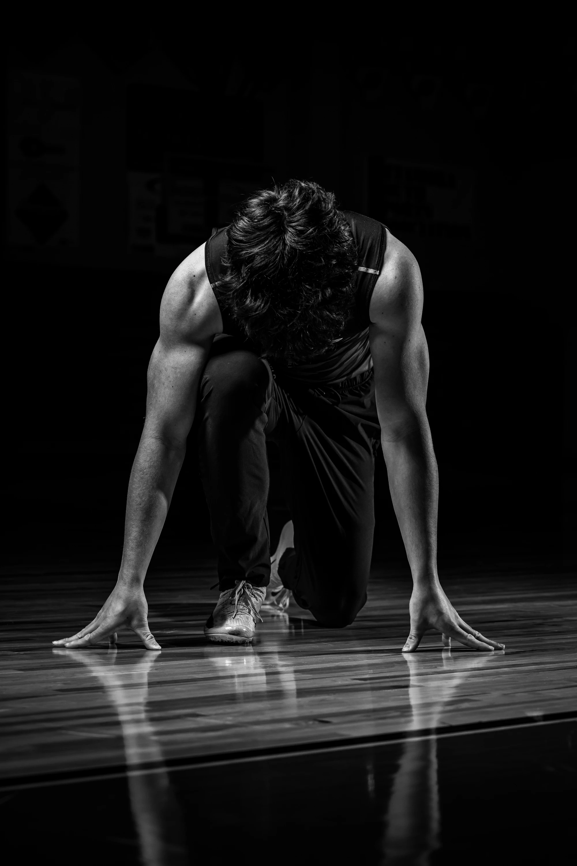 Athlete training in a sophisticated performance environment