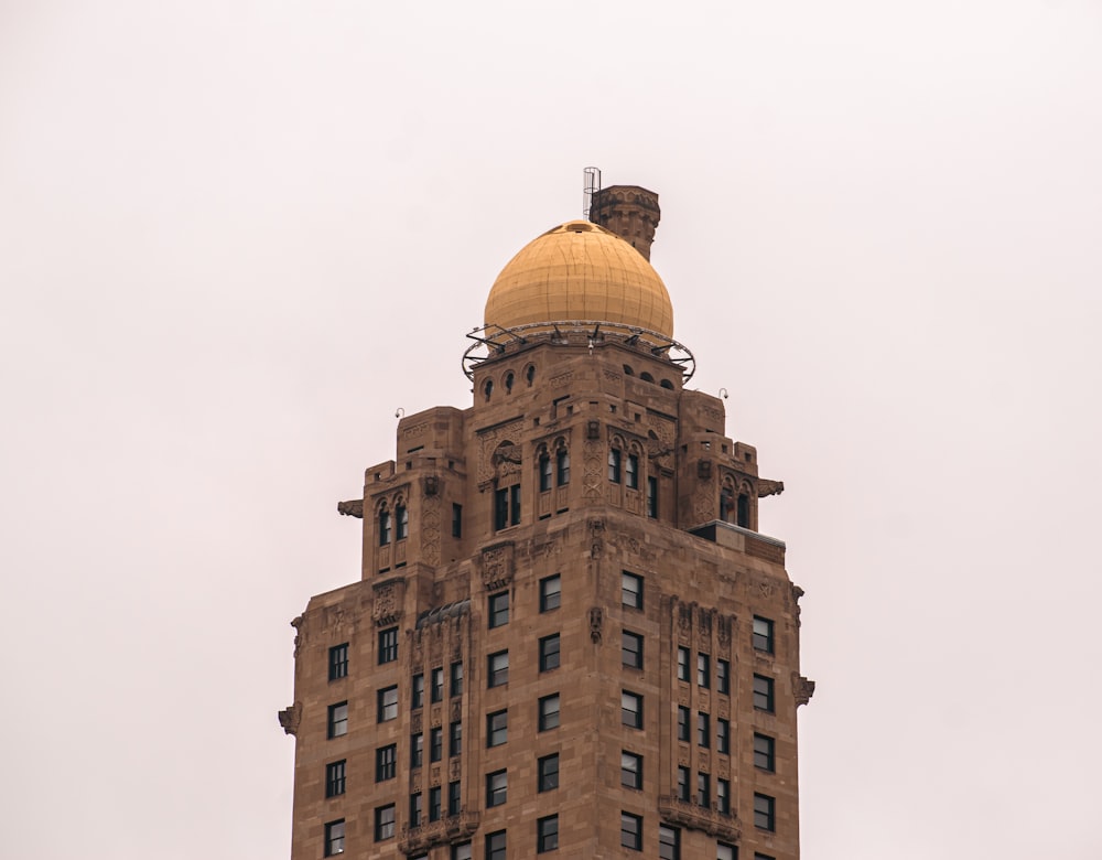 a very tall building with a dome on top