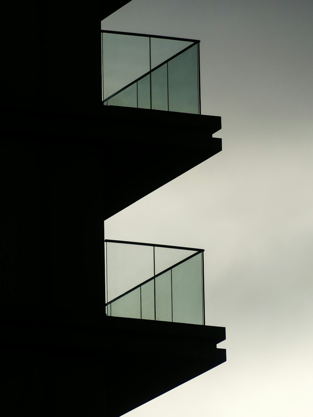 a couple of balconies that are next to each other