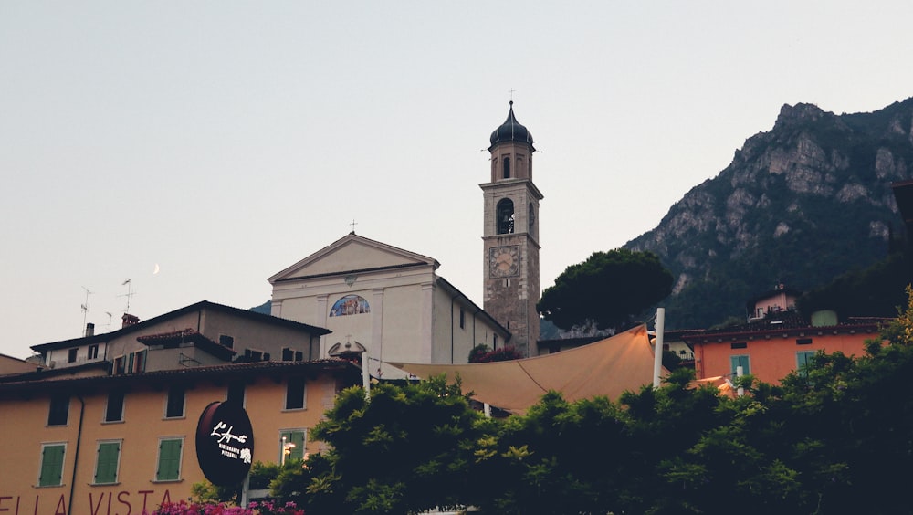 a building with a clock tower on top of it