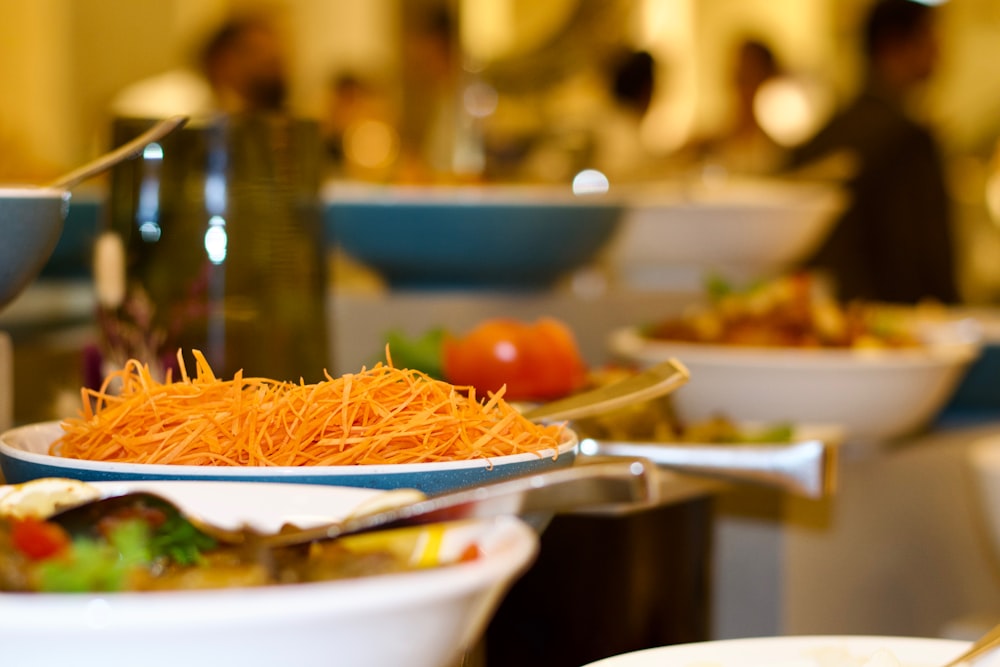 a close up of a plate of food on a table