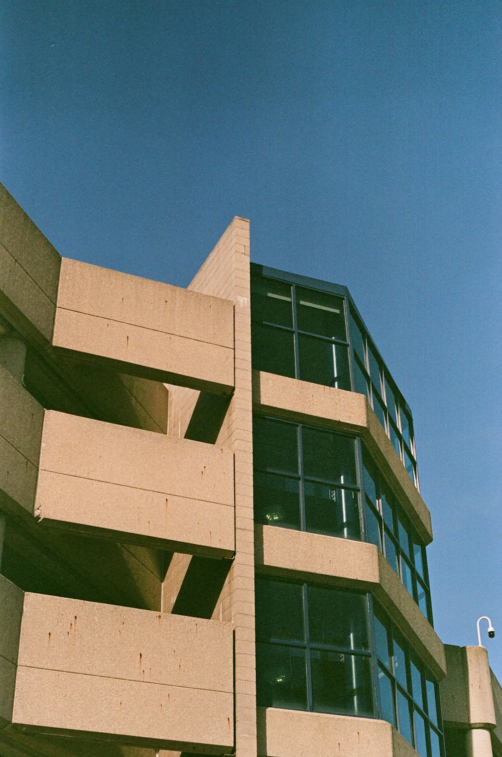 a very tall building with lots of windows