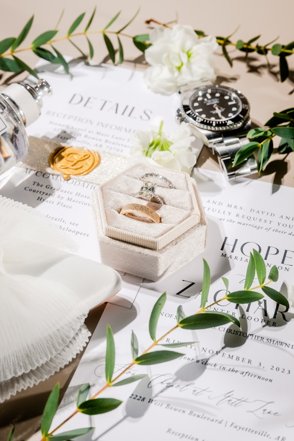 Ring Box & Flowers