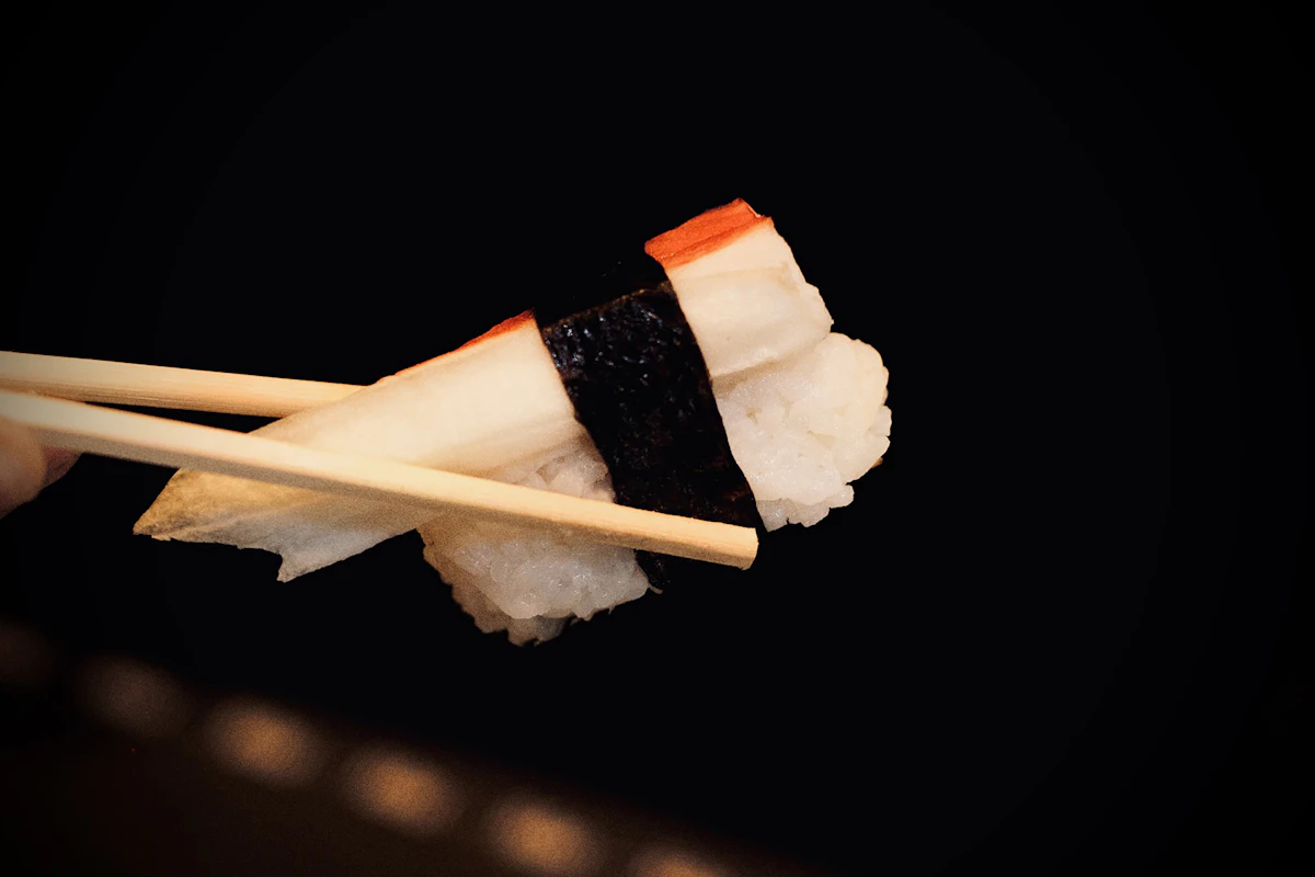 Temaki de salmão