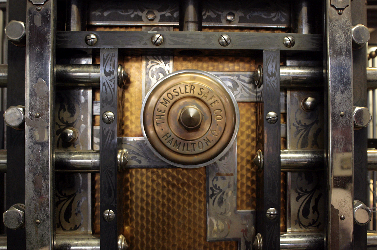 A heavy steel bank-vault door and lock — governance, security and readiness
