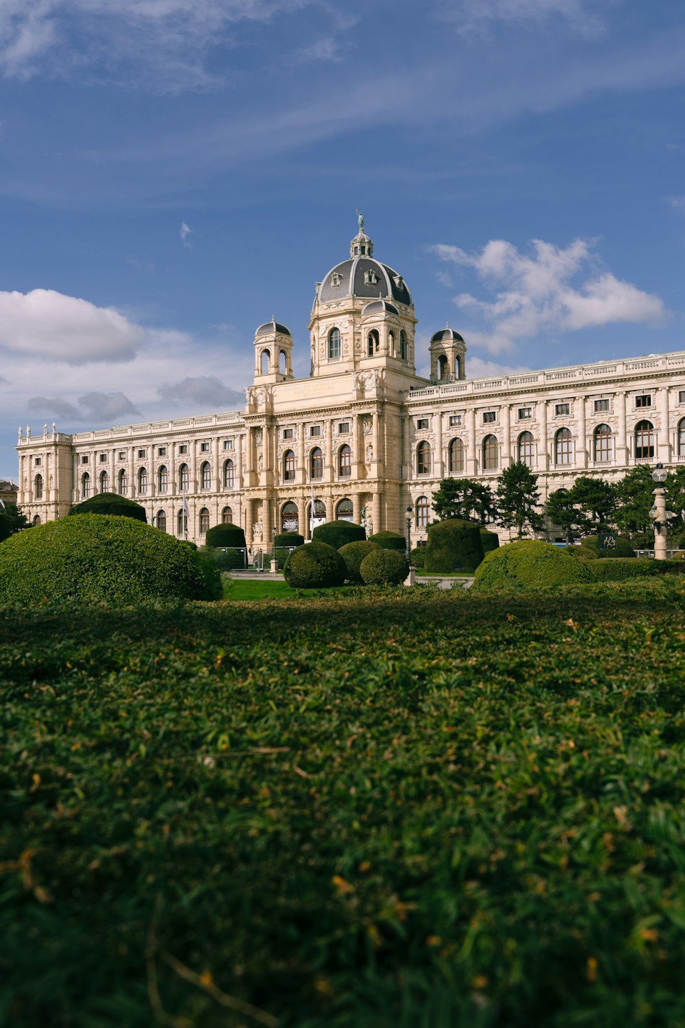 a large building with a clock tower on top of it