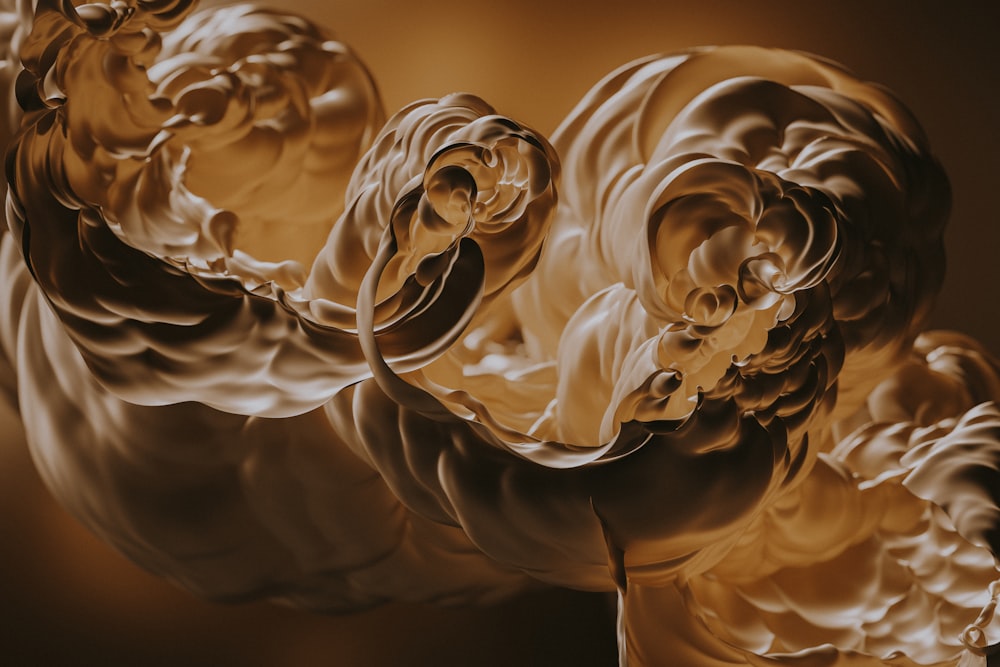 a computer generated image of a group of swirls