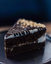 a piece of cake on a plate with a fork